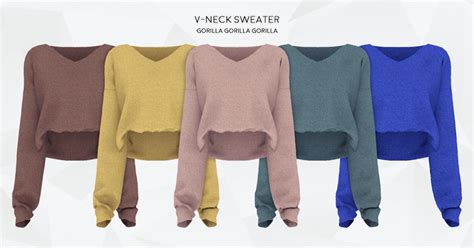 V Neck Sweater Gorilla X3