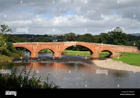 Bridge Over The River Eden Lazonby Cumbria England United Kingdom