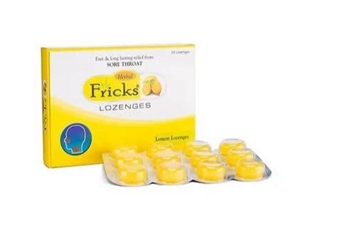 Fricks Lozenges For Personal Rs 30 Piece Kavya Pharma Id 20751600873
