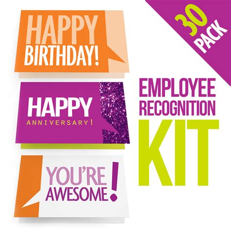 Employee Recognition Cards Three 10 Packs Candid Culture Press
