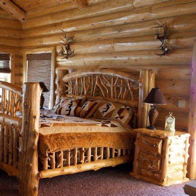 Collection by rustic mercantile • last updated 7 weeks ago. Log Cabins bedroom | Log cabin furniture, Log cabin ...