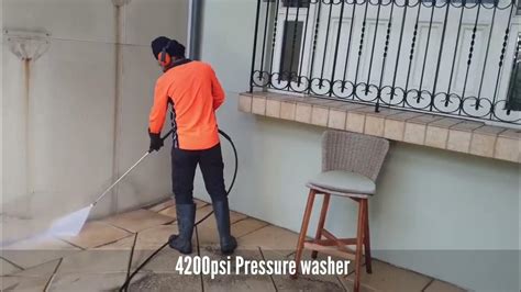 House External Pressure Washing Pavers High Pressure Cleaning Youtube
