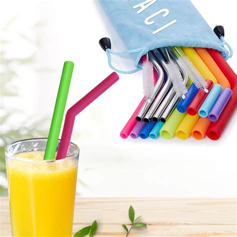 custom reusable straws promotional eco friendly drink straws from brilliant