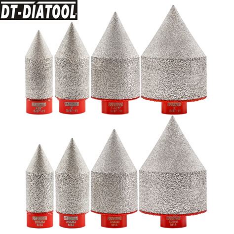 Dt Diatool 20 25 35 50mm Diamond Chamfering Drilling Bit M10 M14 5 8 11