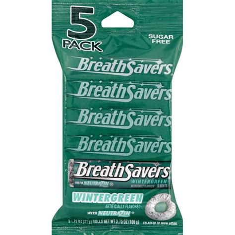 Breath Savers Mints Sugar Free Wintergreen 375 Oz Instacart