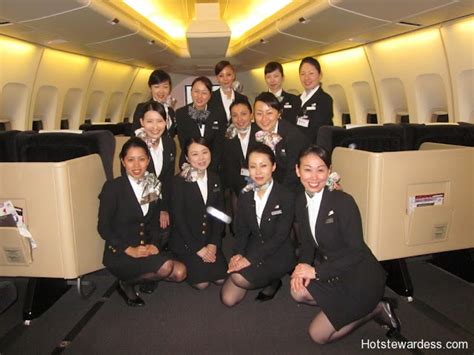 Japan Airlines Flight Attendants Hot Stewardess