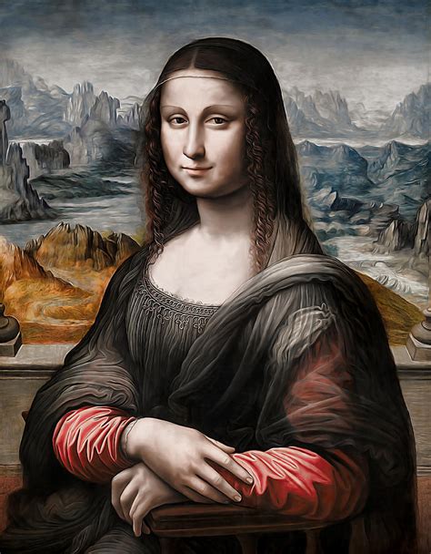 Mona Lisa Reproduction Digital Art By Leonardo Da Vinci