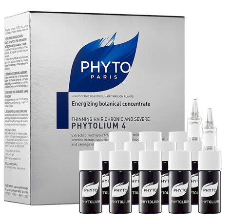 Phyto Phytolium 4 Thinning Hair Treatment  Energizing Botan