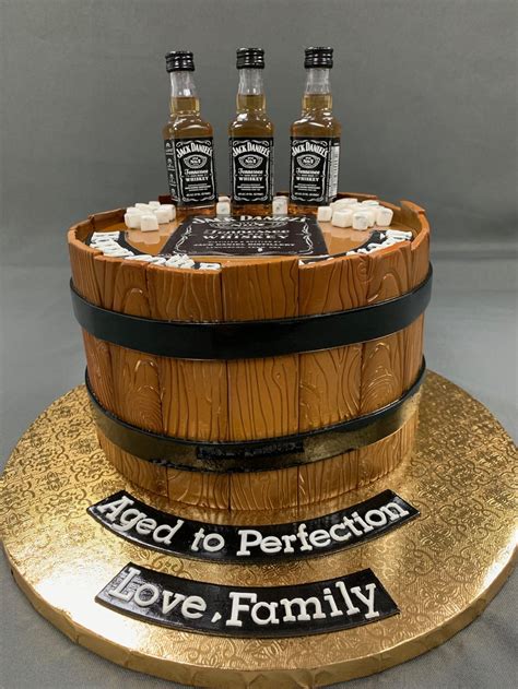 Whisky Barrel 40th Birthday Cake Skazka Cakes