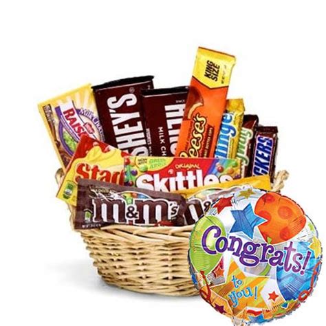 Has someone delivered an exceptional performance? Congratulations Candy Gift Basket at Send Flowers