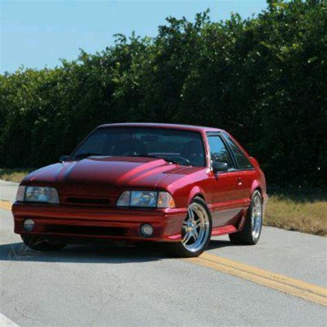 Famous Blue 1993 Ford Fox Body Mustang Hd Wallpaper Ideas