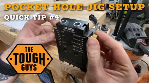 Massca Pocket Hole Jig Setup And Test Quick Tip 4 Youtube