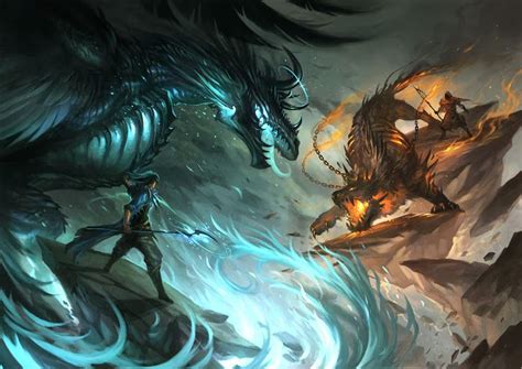 Dragon Beast Mage Fight Fantasy A79 Hd Wallpaper Art à Thème Dragon