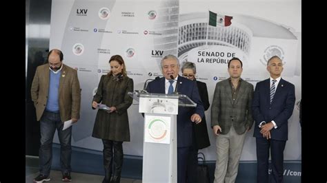 2 Senador Alfredo Botello Durante La Conferencia De Prensa Ofrecida