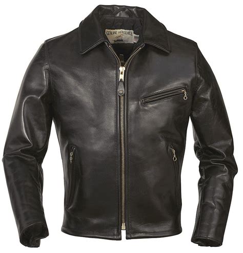 Schott Nyc 689h Mens Classic Horsehide Black Racer Motorcycle