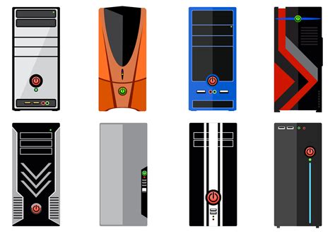 Pc Case Vector Art Icons And Graphics For Free Download