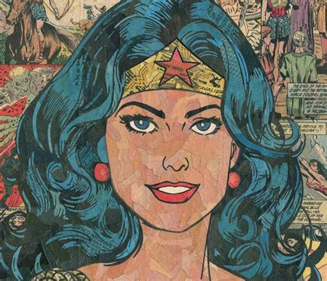 Wonder Woman Comic Collage Giclee Print In 2021 Wonder Woman Comic