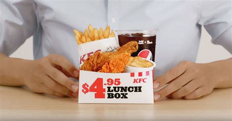 Kfc S Pore Offers 4 95 Lunch Box With 5 Items For A Limited Time Usually Costs 11 30 Great