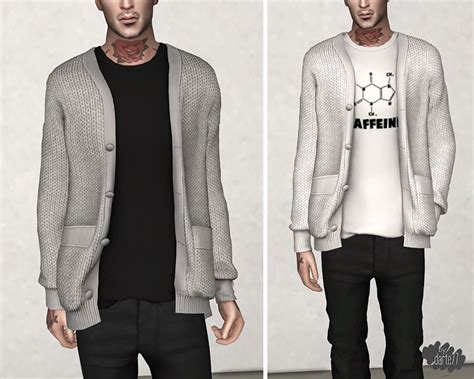 Sims 4 Cc Best Cardigans For Your Snuggly Needs Male Female