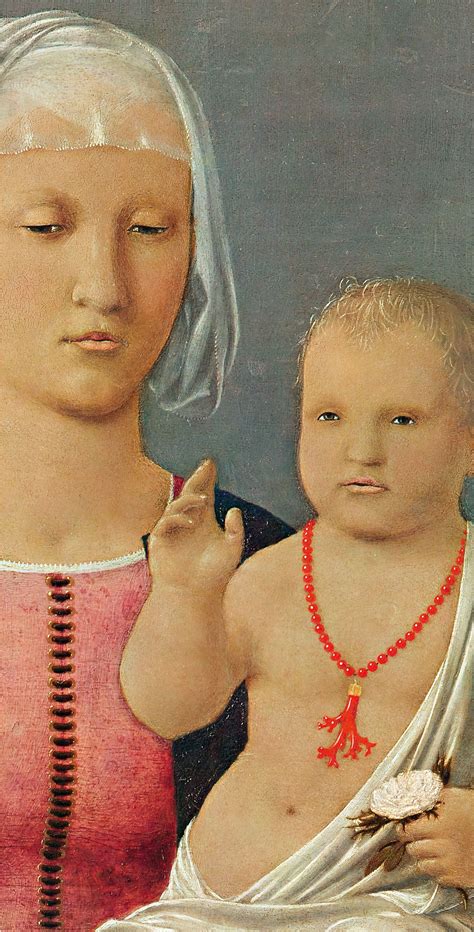 Piero Della Francesca 1415 1492 Madonna Di Senigallia Detail