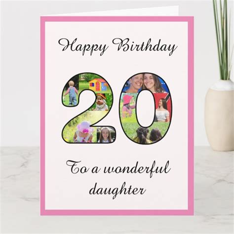 20th Birthday Cards Zazzle Uk