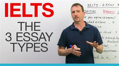 Ielts Writing The 3 Essay Types Youtube