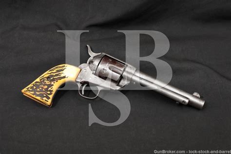 Colt Us Model 1873 Dfc Single Action Army Saa 45 Revolver 1887