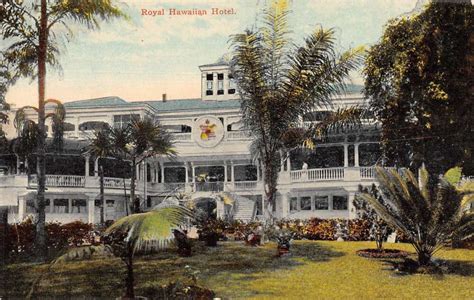 Honolulu Hawaii Royal Hawaiian Hotel Vintage Postcard Aa30398 Ebay
