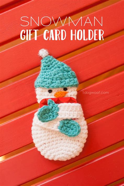 Venmo lets you add visa gift card balances as long as the transfer isn't blocked for fraud protection. Snowman Gift Card Holder Crochet Pattern - One Dog Woof