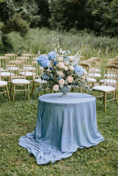 Something Blue Wedding Planned By A Very Beloved Wedding Blue Themed