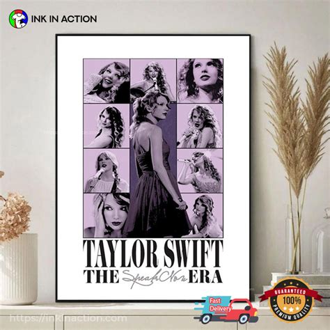 Taylor Swift Speak Now Era Taylor Swift Eras Tour Poster Ink In Action