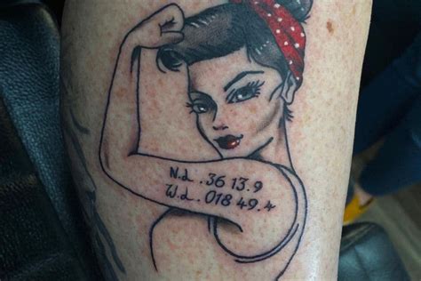 Marilyn Monroe Pin Up Girl Tattoo