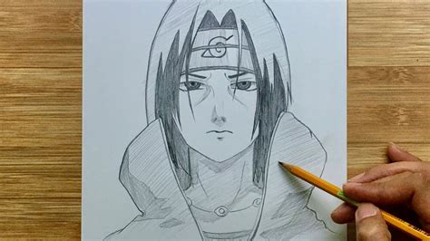 Cách Vẽ Anime Cách Vẽ Itachi Uchiha Naruto Phác Thảo Cong Dan Art