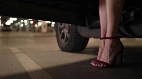 Womans Legs In High Heels Stepping Out Of Car By Stusya On Envato Elements