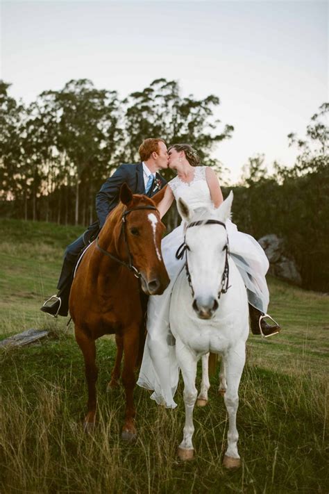 Jess And Greg Horseback Wedding 22 Chapman Valley Horse Riding