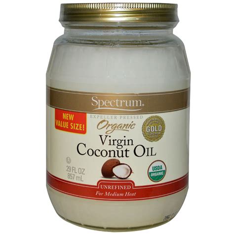 Spectrum Culinary Organic Virgin Coconut Oil Unrefined 29 Fl Oz 857