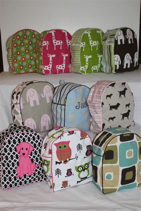 Backpack For A Preschooler Create Your Own Custom You Pick The