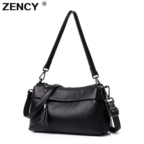 Zency 2022 New 100 Genuine Leather Soft Cow Leather Small Women