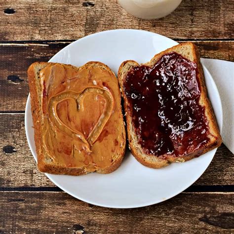 Peanut Butter And Jelly Sandwich Cooking With Curls