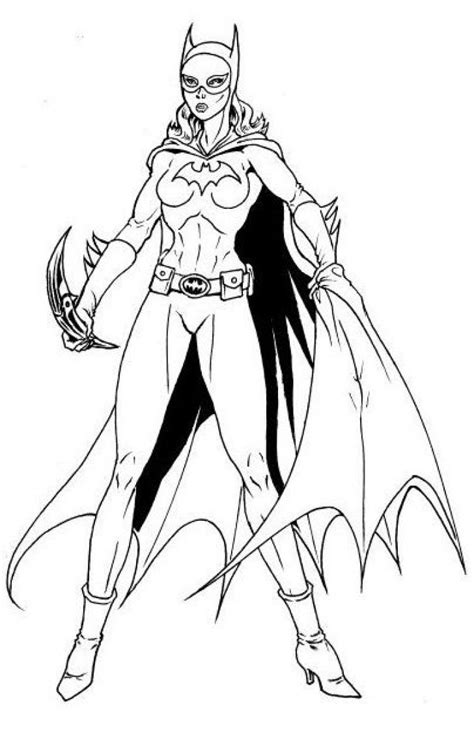Catwoman Coloring Pages Girl