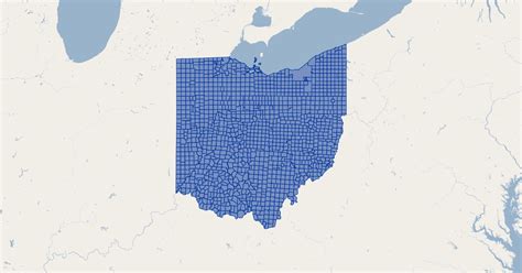 Ohio Townships Gis Map Data State Of Ohio Koordinates