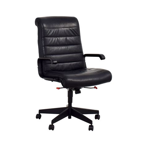 You'll find bankers chairs for a vintage space, leather executive chairs for are you looking for the best black assorted office chairs online? 90% OFF - Black Leather Office Chair / Chairs