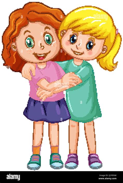 Friends Clipart Kids Girls