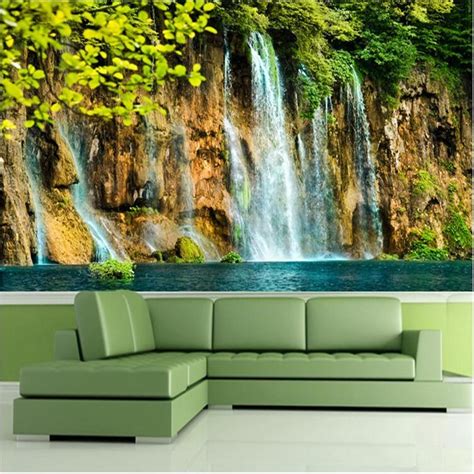 Beibehang Wallpaper 3d Luxury Quality Hd Virgin Forest Landscape