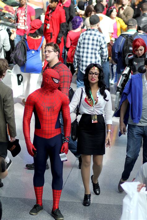 Spider Man And Wonder Woman New York Comic Con 2013 Flickr