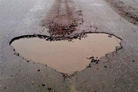 The Highway To Heaven Locals Claim Mysterious Heart Shaped Pothole Is
