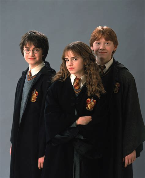 Portrait Of Harry Hermione And Ron — Harry Potter Fan Zone