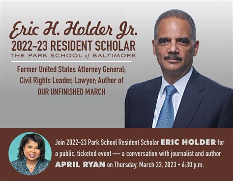 Eric Holder At Park School The Park School Of Baltimore