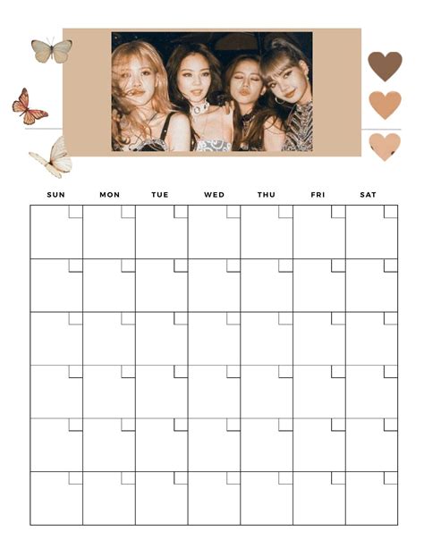 Blackpink Calendar In 2023 Photo Cards Calendar Blackpink