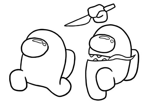 Tutoriales de como dibujar kawaii, chibi o anime de manera sencilla para que las personas. Dibujos de Among Us 40 para Colorear para Colorear, Pintar ...